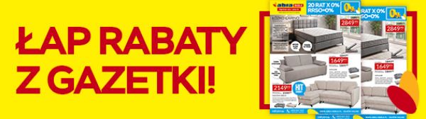 3, 2, 1… Łap rabaty z gazetki! Tańsze meble czekają aż do 6 sierpnia! Czas na urządzanie, czas na oszczędzanie.